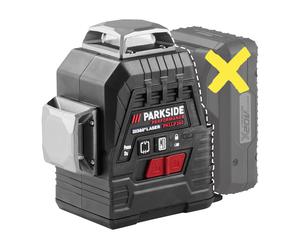 PARKSIDE PERFORMANCE® Niveau laser en croix sans fil PKLLP 3360 A1, vert, 30 m 20 V