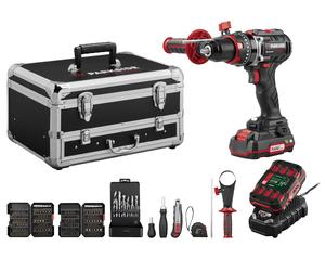 PARKSIDE PERFORMANCE® Set de perceuse-visseuse à percussion sans fil + 2 Batteries + Chargeur, 20 V