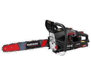 PARKSIDE PERFORMANCE® Tronçonneuse à essence avec démarrage électrique PPBKS 56 C3, 18", 20 V