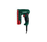Parkside PHET 15 B1 Cloueuse/agrafeuse électrique, compatible avec clous et agrafes standard.Application : Décoration, travaux manuels usage domestique. Longueur de câble : 3 mètres.