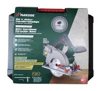 Parkside PHKSA 20-Li Scie circulaire sans fil avec étui, batterie/chargeur non inclus
