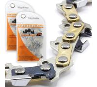 Parkside PKSA 20-Li B2 C3 Lot de 2 chaînes de tronçonneuse demi-burin 3/8" 1,1 mm 40TG 25 cm