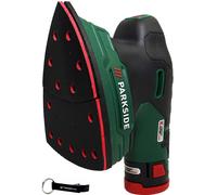 PARKSIDE® Ponceuse multi-usages sans fil 12V PAMS 12 (batterie incluse) +HEADNMORE® Porte-clés en bundle HEADNMORE