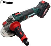 Parkside PWSA 20-Li D4 Meuleuse d'angle 20 V avec batterie 4 Ah et porte-clés HEADNMORE®