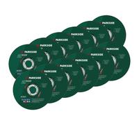 PARKSIDE® Set de disques diamant ou Disques à tronçonner, Ø 125 mm (set de disques à tronçonner, 12 pièces)