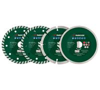 PARKSIDE® Set de disques diamant ou Disques à tronçonner (set de disques diamantés, 4 pièces)