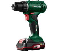 PARKSIDE® Set perceuse-visseuse sans fil PBSSA 20-Li A1 + batterie + chargeur, 20 V