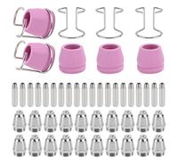 Parkside SG-55 AG-60 WSD-60 Lot de 50 accessoires pour coupe-plasma, buse de découpe plasma, buse et électrode