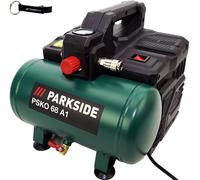 PARKSIDE® Silent Compressor PSKO 68 portable 550W + porte-clés HEADNMORE® dans le bundle HEADNMORE