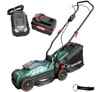 PARKSIDE® Tondeuse à gazon sans fil 20V PRMA 20 (incl. 1x4Ah batterie) en bundle HEADNMORE® + porte-clés HEADNMORE