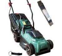 PARKSIDE® Tondeuse à gazon sans fil 20V PRMA 20-Li C3 (sans batterie) + mètre pliant et porte-clés en bundle HEADNMORE