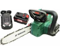 Parkside Tronçonneuse sans fil 20V PKSA 20-Li D4 avec batterie 4Ah et chargeur et un mètre de 2m (noir)