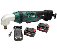 Parkside Visseuse à choc angulaire sans fil 20V PAWS 20 A1 Visseuse à choc angulaire 1/2 pouce avec 2 batteries (4Ah) et chargeur