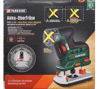 Parkside X12V 12 V Perceuse à défoncer Sans Accu, Fraiseuse Poignée 1 main