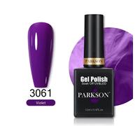 Parkson-Verhéritage Gel Uv Hybride À Tremper Semi-Continu,Laque Pailletée D'été,Couche De Base Et De Finition Rouge,N64.Art,12ml.3061.