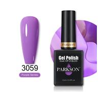 Parkson-Verhéritage Gel Uv Hybride À Tremper Semi-Continu,Laque Pailletée D'été,Couche De Base Et De Finition Rouge,N64.Art,12ml.3059.