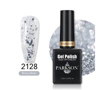 Parkson-Verhéritage Gel Uv Hybride À Tremper Semi-Continu,Laque Pailletée D'été,Couche De Base Et De Finition Rouge,N64.Art,12ml.2128.