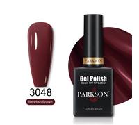 Parkson-Verhéritage Gel Uv Hybride À Tremper Semi-Continu,Laque Pailletée D'été,Couche De Base Et De Finition Rouge,N64.Art,12ml.3048.