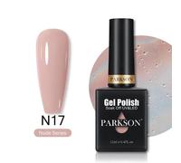 Parkson-Verhéritage Gel Uv Hybride À Tremper Semi-Continu,Laque Pailletée D'été,Couche De Base Et De Finition Rouge,N64.Art,12ml.N17.