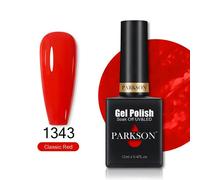 Parkson-Verhéritage Gel Uv Hybride À Tremper Semi-Continu,Laque Pailletée D'été,Couche De Base Et De Finition Rouge,N64.Art,12ml.1343.
