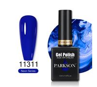 Parkson-Verhéritage Gel Uv Hybride À Tremper Semi-Continu,Laque Pailletée D'été,Couche De Base Et De Finition Rouge,N64.Art,12ml.11311.