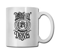 Parkway Drive Logo Funny Coffee Mug 11OZ Coffee Mug Student Office Mug pour cadeaux de Noël et d'anniversaire