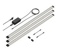 parlat Lampe LED d'agencement SIRIS, plate, 90cm chacune, 963lm chacune, blanc chaud 3er Set