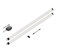 parlat LED Luminaire d'agencement SIRIS, montage en angle, plat, 90cm chacun, 1044lm chacun, blanc 2er Set