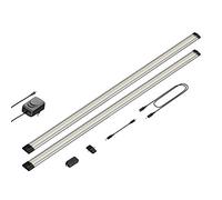 parlat LED Luminaire d'agencement Siris, Touch-Dimmer, plat, 90cm chacun, 963lm chacun, blanc chaud, set de 2 pièces