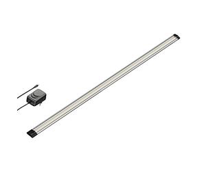 parlat Luminaire d'agencement LED SIRIS avec bloc d'alimentation, plat, 90cm, 963lm, blanc chaud