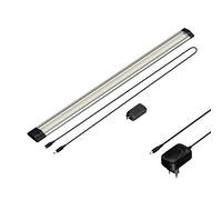 parlat Luminaire d'agencement LED Siris avec bloc d'alimentation, variateur tactile, plat, 50cm, 531lm, blanc chaud