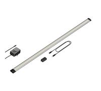 parlat Luminaire d'agencement LED Siris avec bloc d'alimentation, variateur tactile, plat, 90cm, 1044lm, blanc