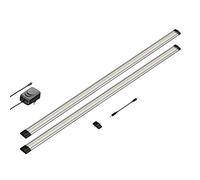 parlat Luminaire d'agencement LED SIRIS, plat, 90cm chacun, 963lm chacun, blanc chaud 2er Set