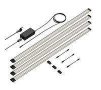 parlat Luminaire d'agencement LED SIRIS, plat, 90cm chacun, 963lm chacun, blanc chaud 4er Set