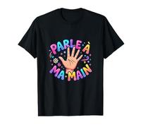 Parle à ma Main Musique 90 2000 Festival Retro Kermesse T-Shirt Graphique avec Valeur