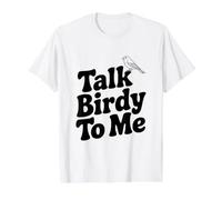 Parle-Moi de Birdy T-Shirt Graphique avec Valeur, Homme, Blanc, XL