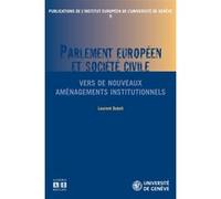 Parlement européen et société civile Laurent Dutoit (Auteur)