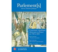 Parlement[s] Jean Garrigues (Direction), Collectif (Auteur)