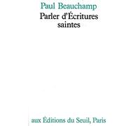 Parler d'Ecritures saintes
