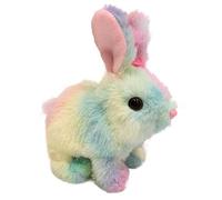 Parler des Jouets de de Lapin en Peluche - Parler de Chant en Peluche -Utilisation Facile: ce Jouet en Peluche de Lapin Qui Parle a Une Bouche Qui est comme Un véritable Animal à Mastication