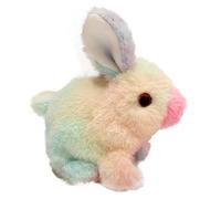 Parler des Jouets de de Lapin en Peluche - Parler de Chant en Peluche -Utilisation Facile: ce Jouet en Peluche de Lapin Qui Parle a Une Bouche Qui est comme Un véritable Animal à Mastication