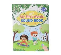 Parler des Mots Anglais Livre - Book sonore interactif pour Les, Jouet d'apprentissage pour bébé éducatif avec Audio | Interactive Talking English Words Dispos