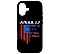 Parler - Tout en étant légal : Free Speech USA Coque pour iPhone 17