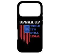 Parler - Tout en étant légal : Free Speech USA Coque pour iPhone 17 Pro
