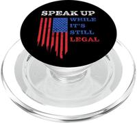 Parler - Tout en étant légal : Free Speech USA PopSockets PopGrip pour MagSafe