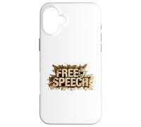 Parleur Gratuit Angleterre, Royaume-Uni, Australie, Constitution américaine, Liberté Coque pour iPhone 16 Plus