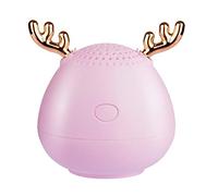 Parleur sans Fil Bluetooth Mini Subwoofer Speakerantlers Lecteur de Musique 5.0 Portable(Pink)
