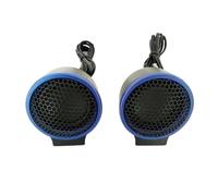 Parleur Tweeter de Voiture Tweeter Haut-parleur Haut-parleur audio de voiture de 2,5 pouces, surround avant et arrière, caisson de basses de voiture à faible bruit et aigu Som Automotivo(Blue)