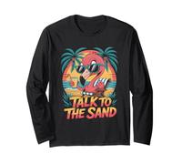 Parlez à The Sand Flamingo Summer Vibes Beach Days Manche Longue