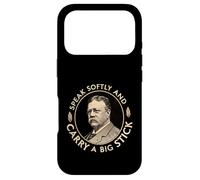 Parlez doucement et Portez Un Gros bâton président Roosevelt Coque pour iPhone 17 Pro